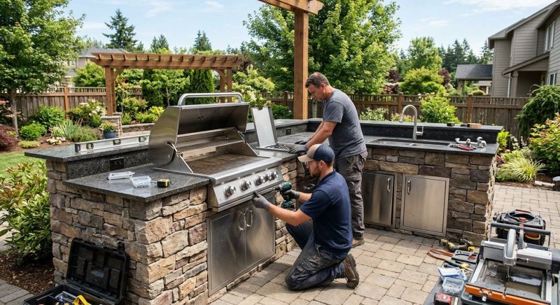 Outdoor Kitchen Renovation in Napa, CA