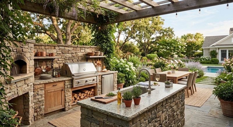 Outdoor Kitchen Renovation in Napa, CA